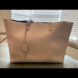 Saint Laurent shopping tote light pink